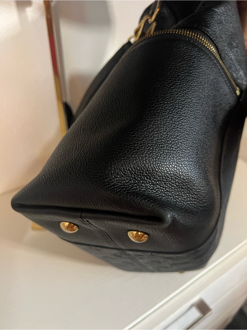 Louis Vuitton Melie Empreinte Hobo Bag Black - Picture 16 of 16